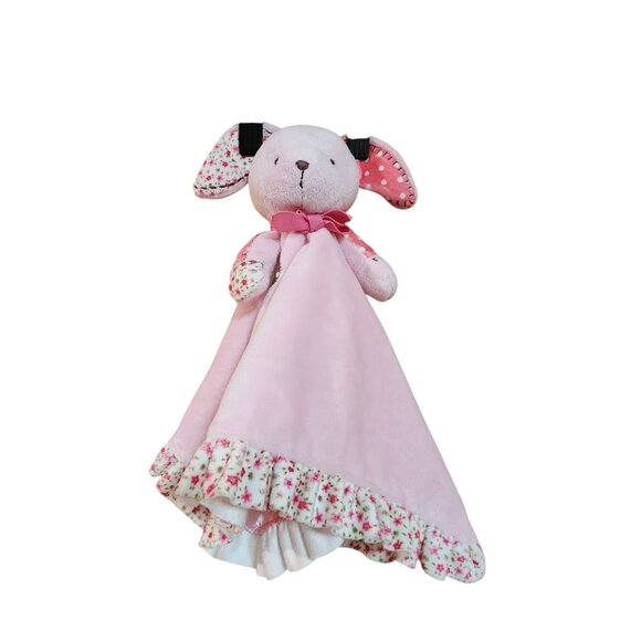 Carter's | Accessories | Carter Pink Floral Print Lovey Plush Rabbit ...